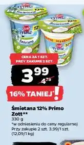 Netto Śmietana 12% Zott Primo oferta