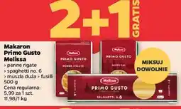 Netto Makaron fusilli Melissa Primo Gusto oferta