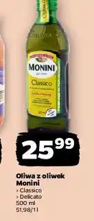 Netto Oliwa z oliwek extra vergine Monini Delicato oferta