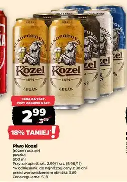 Netto Piwo Kozel 0% oferta