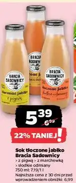 Netto Sok tłoczony jabłko i pigwa Bracia Sadownicy oferta