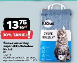 Netto Żwirek dla kota naturalny Kiciuś oferta