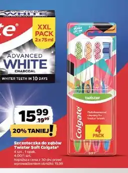 Netto Szczoteczka do zębów soft Colgate Twister Fresh oferta