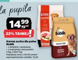 Netto Karma dla psa z drobiem i wołowiną Bobik oferta