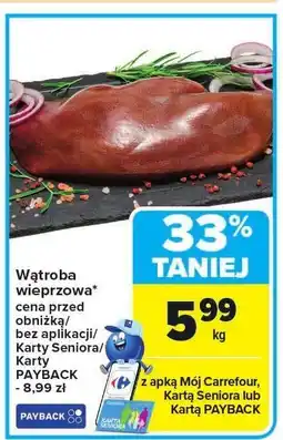 Carrefour Market Wątroba wieprzowa Carrefour oferta