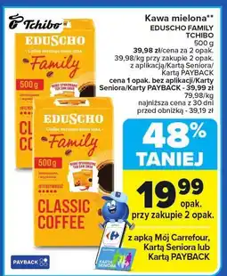 Carrefour Kawa mielona Eduscho Family Tchibo Classic Coffee oferta