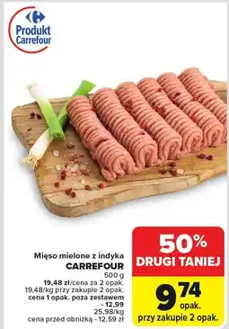 Carrefour Mięso mielone z indyka Carrefour oferta