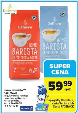 Carrefour Kawa ziarnista Dallmayr Home Barista oferta