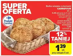 Carrefour Bułka wiejska z ziarnami CARREFOUR oferta