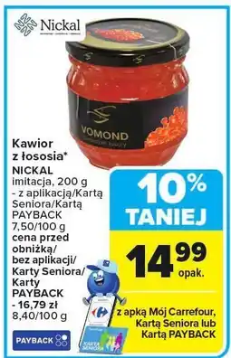 Carrefour Kawior z łososia NICKAL imitacja oferta