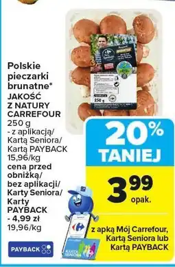 Carrefour Pieczarki brunatne polskie JAKOŚĆ Z NATURY CARREFOUR oferta