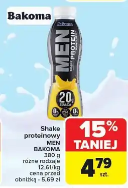 Carrefour Shake proteinowy Men Bakoma oferta