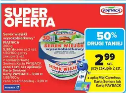 Carrefour Serek wiejski wysokobiałkowy Piątnica oferta