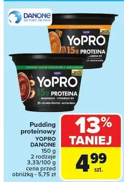 Carrefour Pudding proteinowy YoPro Danone oferta