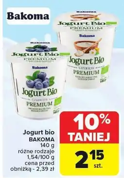 Carrefour Jogurt bio Bakoma oferta