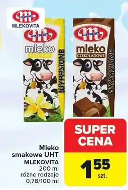 Carrefour Mleko smakowe UHT Mlekovita oferta
