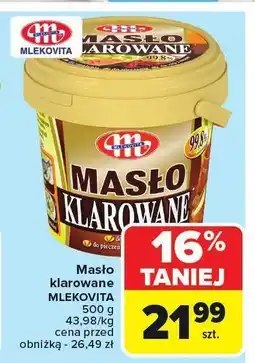 Carrefour Masło klarowane Mlekovita oferta