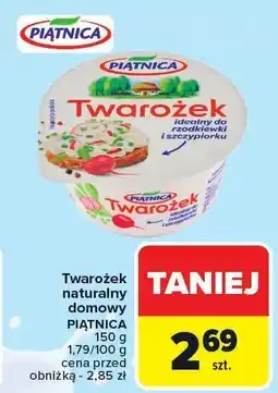 Carrefour Twarożek naturalny domowy Piątnica oferta
