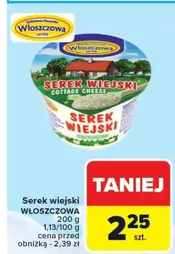 Carrefour Serek wiejski Włoszczowa oferta