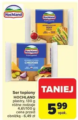 Carrefour Ser topiony Hochland oferta