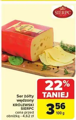 Carrefour Ser żółty Królewski Sierpc oferta
