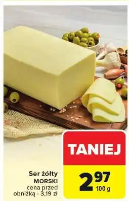 Carrefour Ser żółty Morski oferta