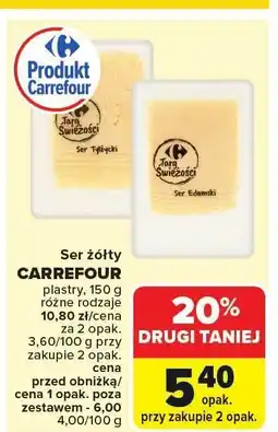 Carrefour Ser żółty Carrefour oferta