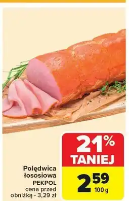 Carrefour Polędwica łososiowa Pekpol oferta