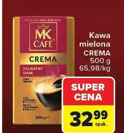 Carrefour Kawa mielona MK Cafe Crema oferta