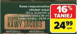Carrefour Kawa rozpuszczalna Jacobs Cronat Gold oferta