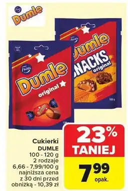 Carrefour Cukierki Dumle różne rodzaje oferta
