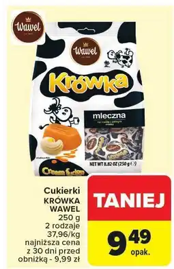 Carrefour Cukierki Krówka Wawel oferta