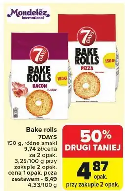Carrefour Bake rolls 7Days oferta