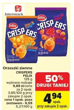 Carrefour Orzeszki ziemne Crispers Felix oferta