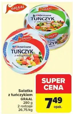 Carrefour Sałatka z tuńczykiem Graal oferta