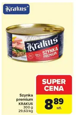 Carrefour Szynka premium Krakus oferta