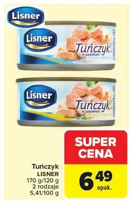 Carrefour Tuńczyk Lisner oferta