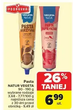 Carrefour Pasta Natur Vegeta oferta