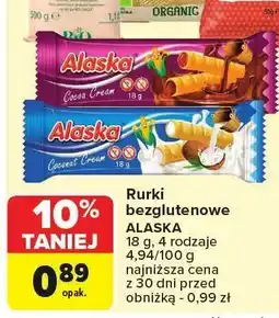 Carrefour Rurki bezglutenowe Alaska oferta