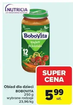Carrefour Obiad dla dzieci BoboVita oferta