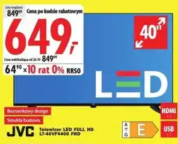 Media Expert Telewizor JVC oferta