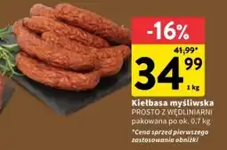 Intermarche Kiełbasa Prosto z wędliniarni oferta
