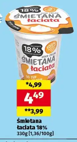Społem Śmietana Łaciata oferta