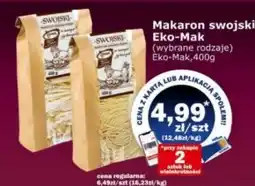 Społem Makaron Eko Mak oferta