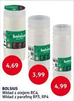 Blue Stop Bolsius wkład z olejem rc4, wkład z parafiną rp3, rp4 oferta