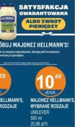 Rabat Majonez hellmann's unilever oferta