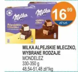 Rabat Milka alpejskie mleczko mondelez oferta