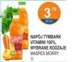 Rabat Napój tymbark vitamini 100%, maspex mokry oferta
