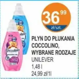 Rabat Płyn do płukania coccolino unilever oferta