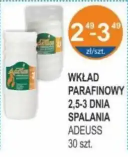 Rabat Wkład parafinowy 2,5-3 dnia spalania adeuss oferta